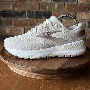 Brooks Ariel GTS 24 Supportive Women's 8.5 M Cream Taupe Running Shoes Sneakers